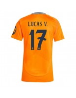 Real Madrid Lucas Vazquez #17 Venkovní Dres pro Dámské 2024-25 Krátký Rukáv